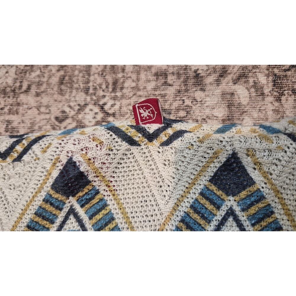 Stacy Adams Jasper Mens XL Geometric Knit Button Down Short Sleeve Shirt - Picture 6 of 11